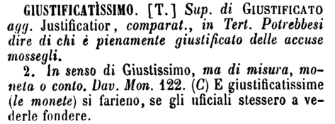 giustificatissimo