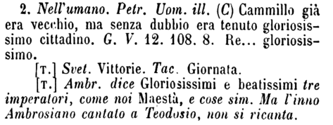 gloriosissimo