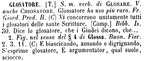 glosatore