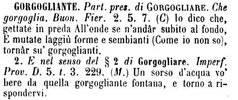 gorgogliante