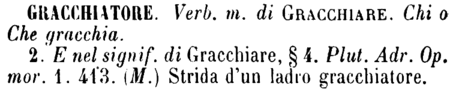 gracchiatore