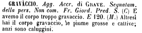 gravaccio