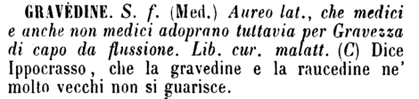 gravedine