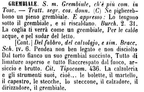 grembiale