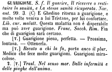 guarigione