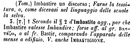 imbastire