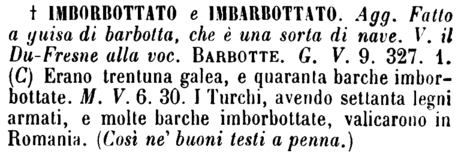 imborbottato