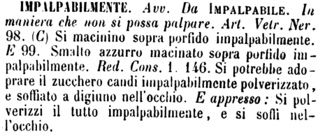 impalpabilmente