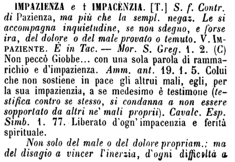 impazienza