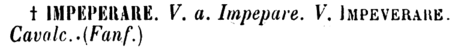 impeperare