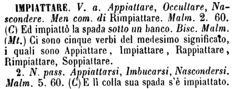 impiattare