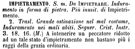 impietramento