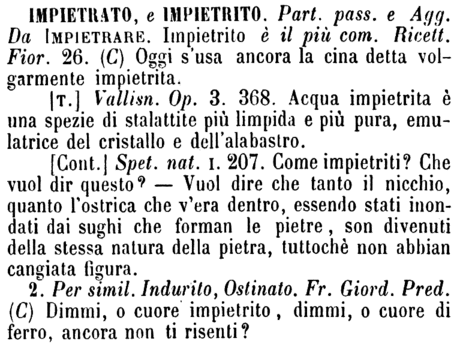 impietrato