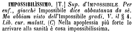 impossibilissimo