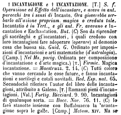 incantagione