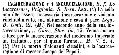 incarcerazione