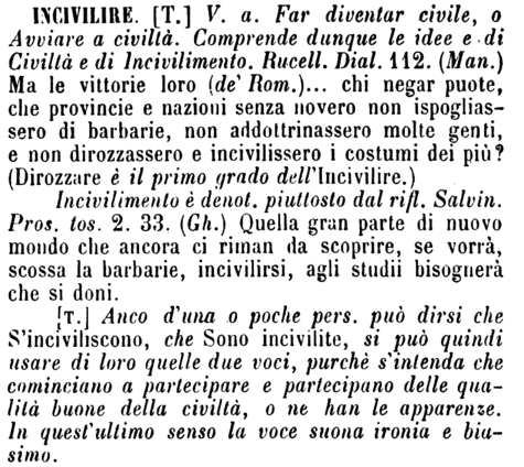 incivilire