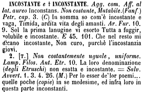 incostante