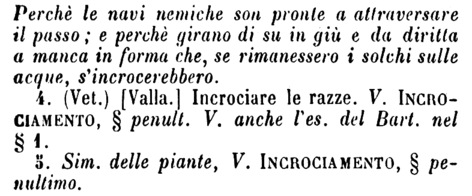 incrociare