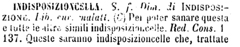 indisposizioncella