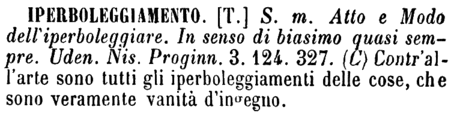 iperboleggiamento