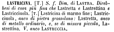 lastricina