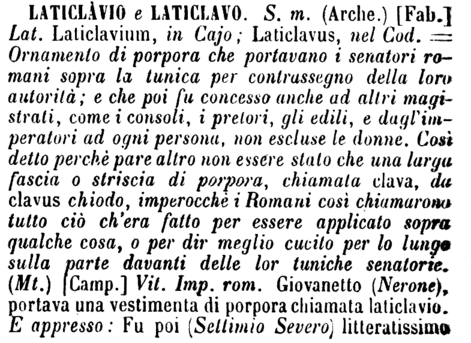 laticlavio