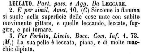 leccato