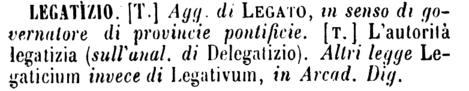 legatizio