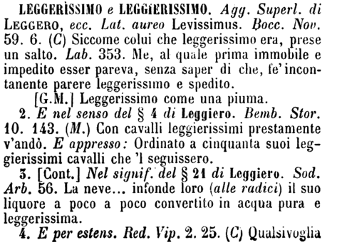 leggerissimo