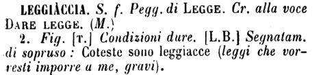 leggiaccia