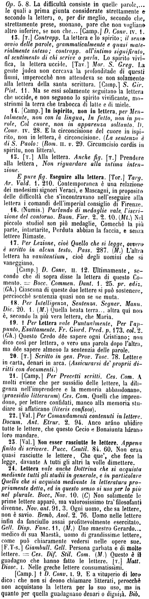 lettera