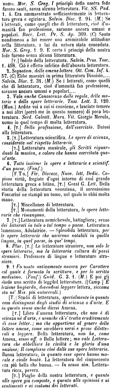 letteratura