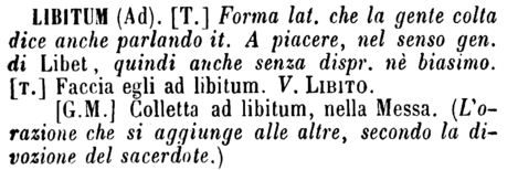 libitum