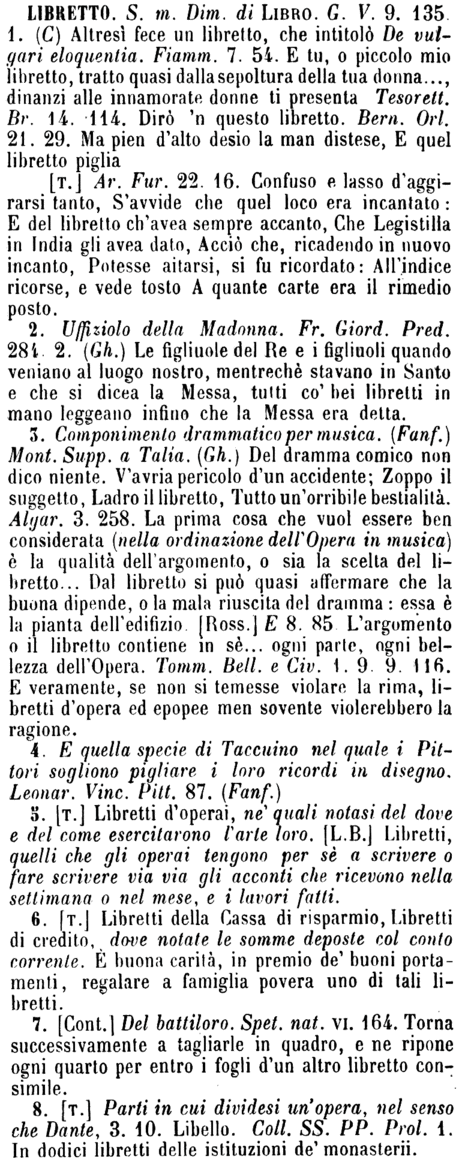 libretto