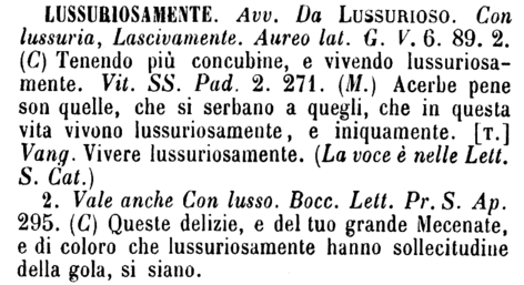 lussuriosamente