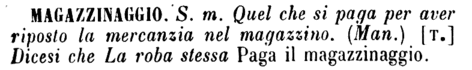 magazzinaggio