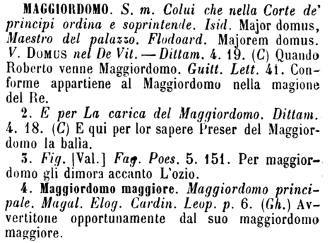 maggiordomo