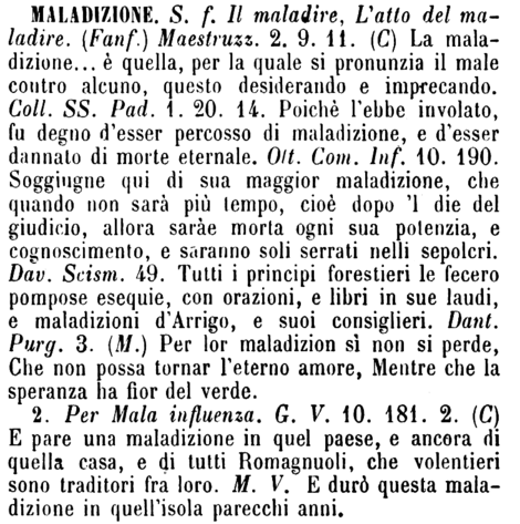 maladizione