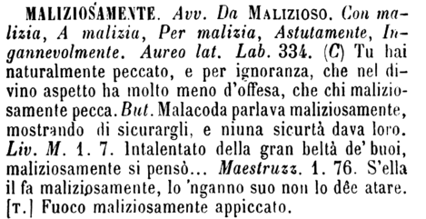 maliziosamente