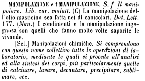 manipolazione