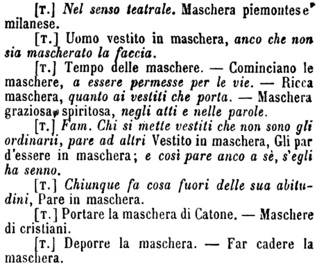 maschera