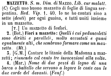 mazzetto