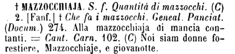 mazzocchiaja