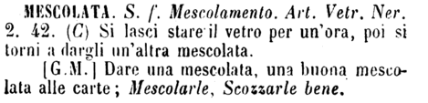 mescolata