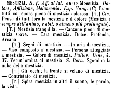 mestizia