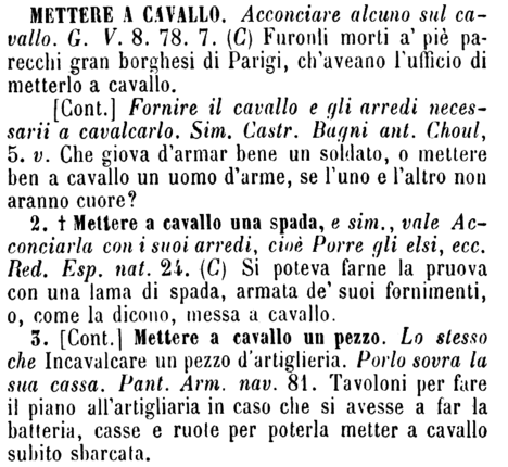 mettere-a-cavallo