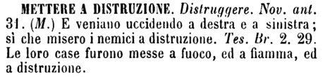 mettere-a-distruzione