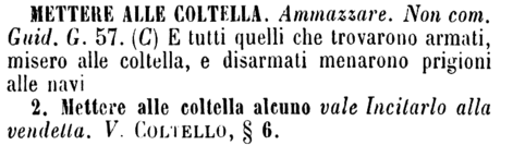 mettere-alle-coltella