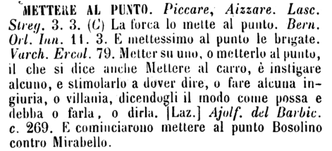 mettere-al-punto